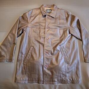 Joseph Barry Men's Genuine Lamb Skin Leather Blazer Brown ~ Size Xl 26" Chest